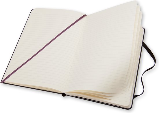 Moleskine-schriftje met Apache-stempel